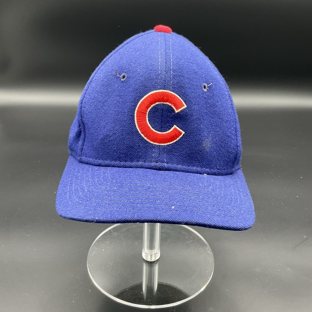 Vintage 90's Sports Specialties "The Pro" Chicago Cubs MLB Fitted 6 5/8‎ Hat